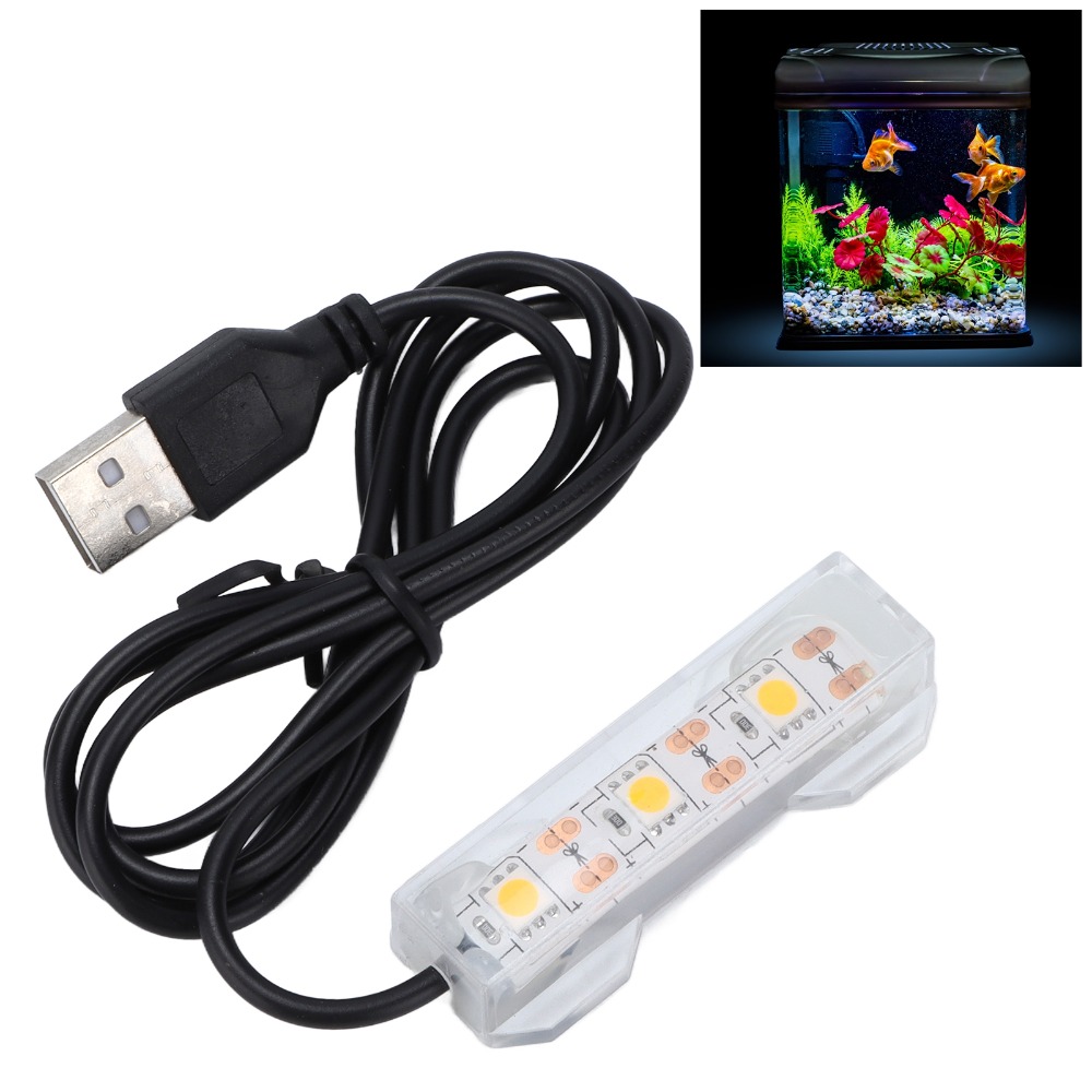 Marine Aquarium Nano - Decoratieve verlichting USB Aquariumlicht Veelkleurig Plastic