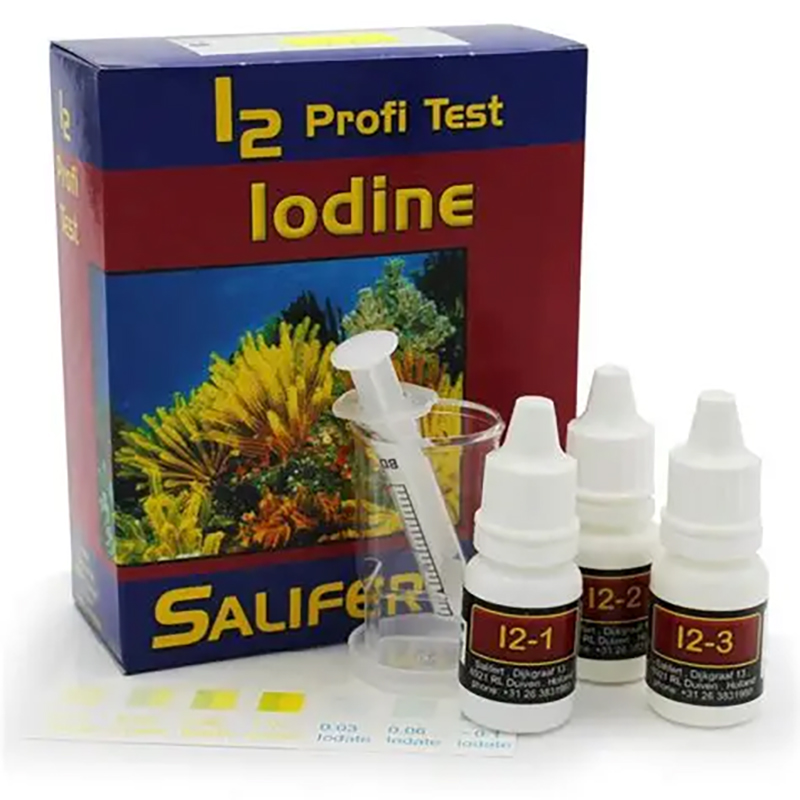 Marine Aquarium Water Testing - Salifert Iodine I2 Profi-Test - Zeer