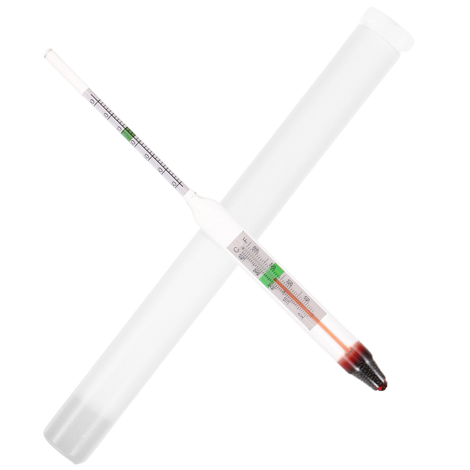 Marine Aquarium Water Testing - 1Set Zoutgehalte Hydrometer Glas Salimeter Stevig