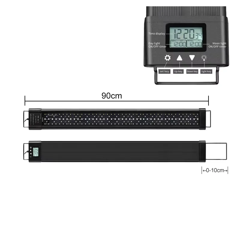 Marine Aquarium Hours - SIROKA Hoge Kwaliteit IP68 Waterdichte 90CM