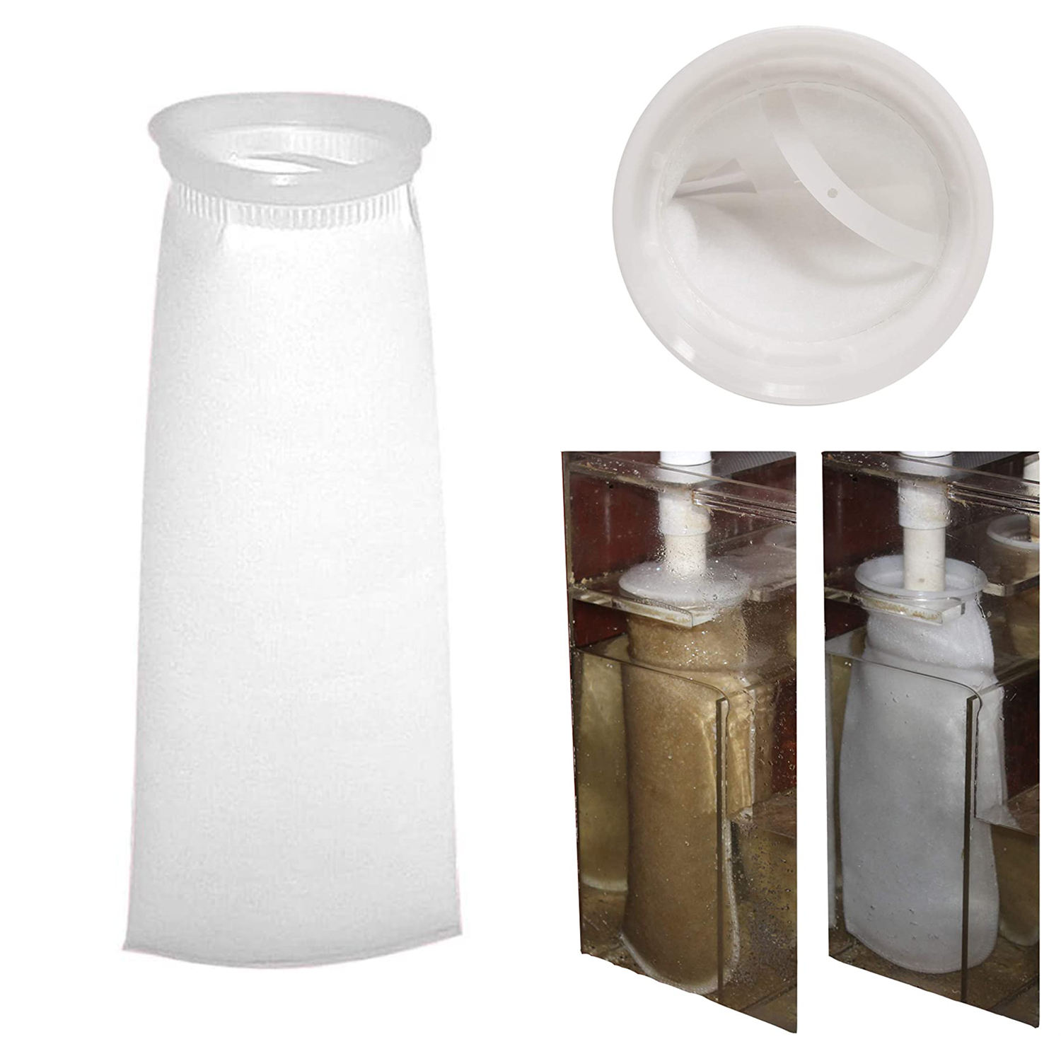Marine Aquarium Filter Media - Aquariumfiltersokken Zakken Aquarium Vilten filterzakken voor