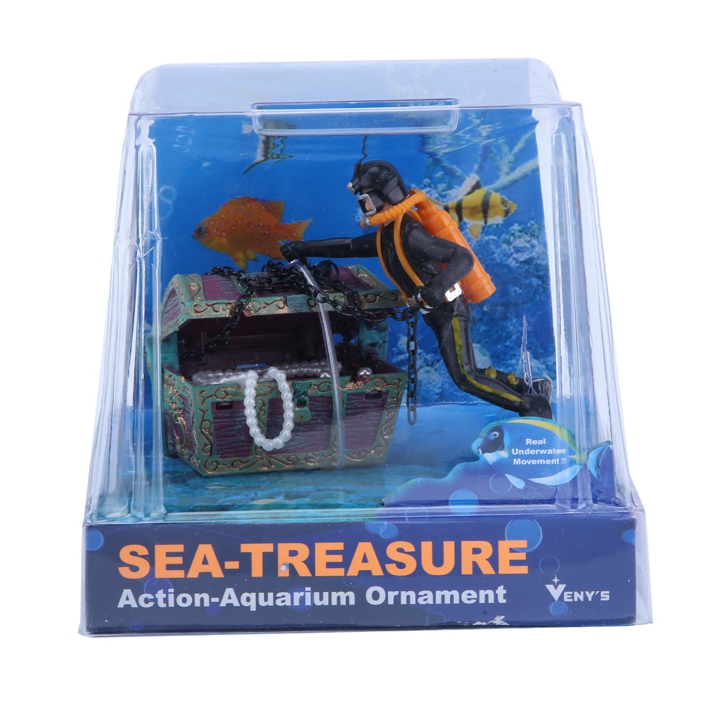 Marine Aquarium Live - Hars aquarium ornament luchtbediende live-action aquariumdecoratie