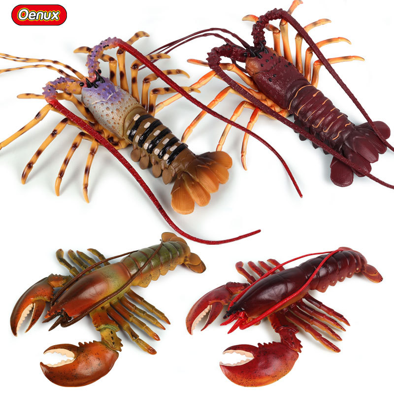 Marine Aquarium Hermit Crab - Realistisch zeeleven figuurtje Amerikaanse kreeft koningskrab