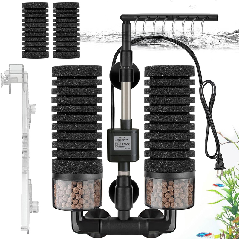Marine Aquarium Filter Media - 3-IN-1 Clip-on Elektrische Power Filter Spons