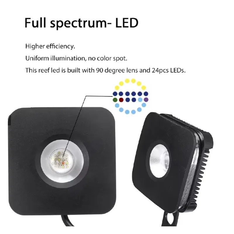 30W LED aquariumverlichting vo - Marine Aquarium Hours recensie en prijs