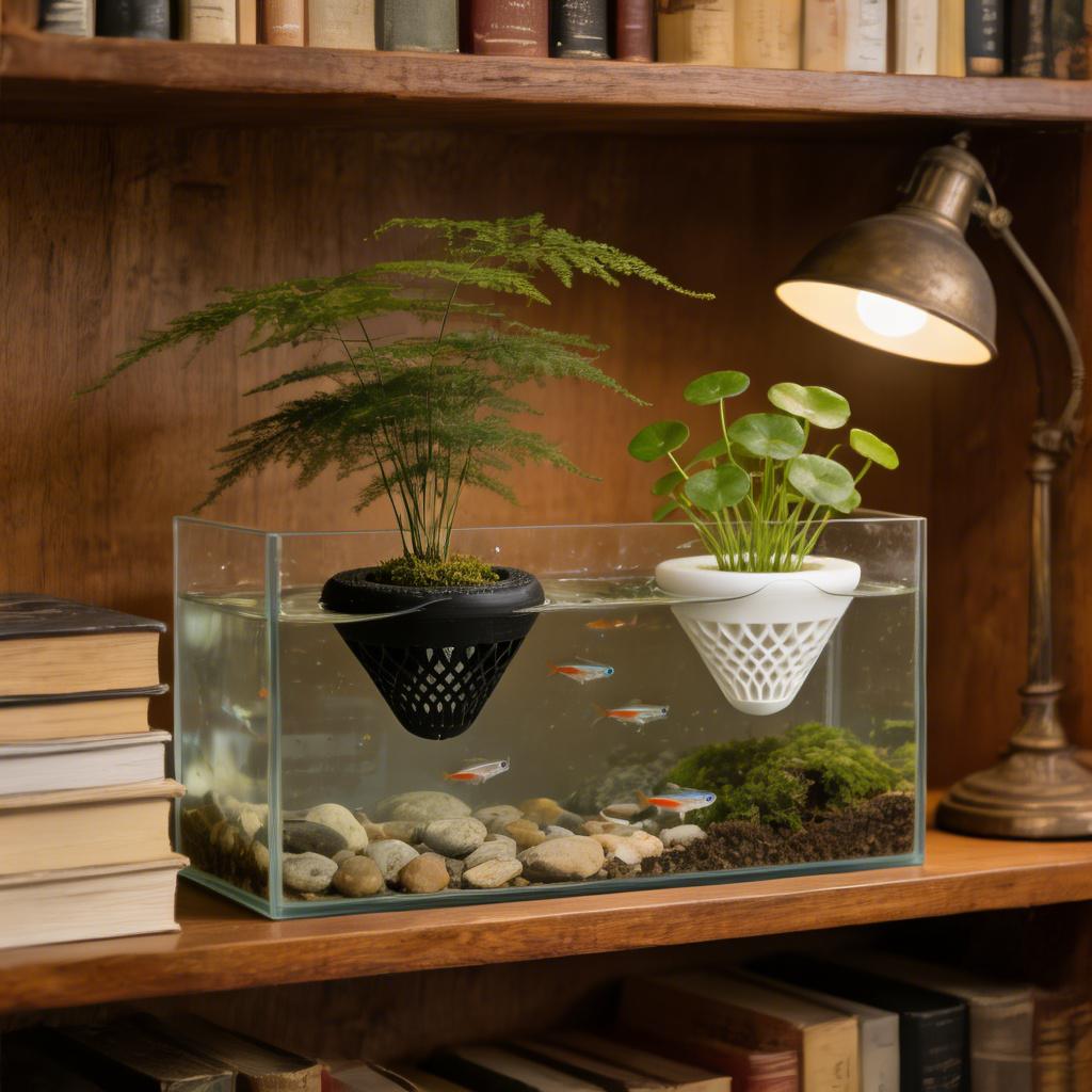 2 stuks drijvende aquariumplan - Marine Aquarium Aquascape recensie en prijs