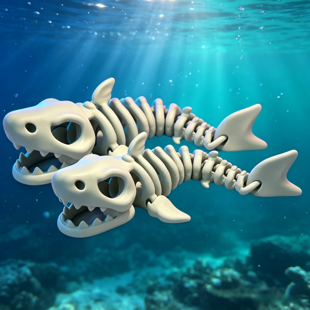 Haaienskelet Aquariumdecoratie - Marine Aquarium Aquascape recensie en prijs