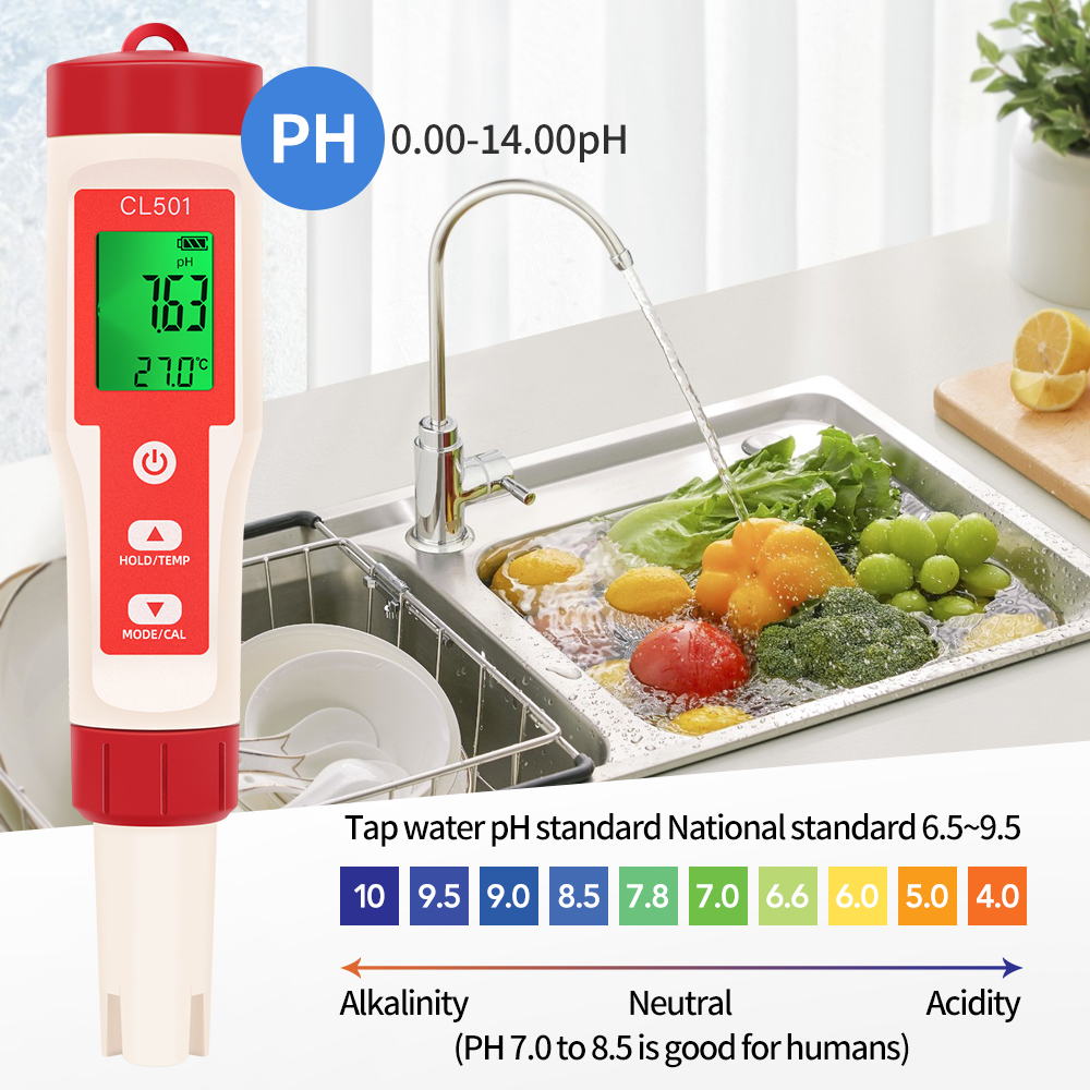 PH/CL2/H2/ORP/Temperatuurmeter - Marine Aquarium Water Testing recensie en prijs