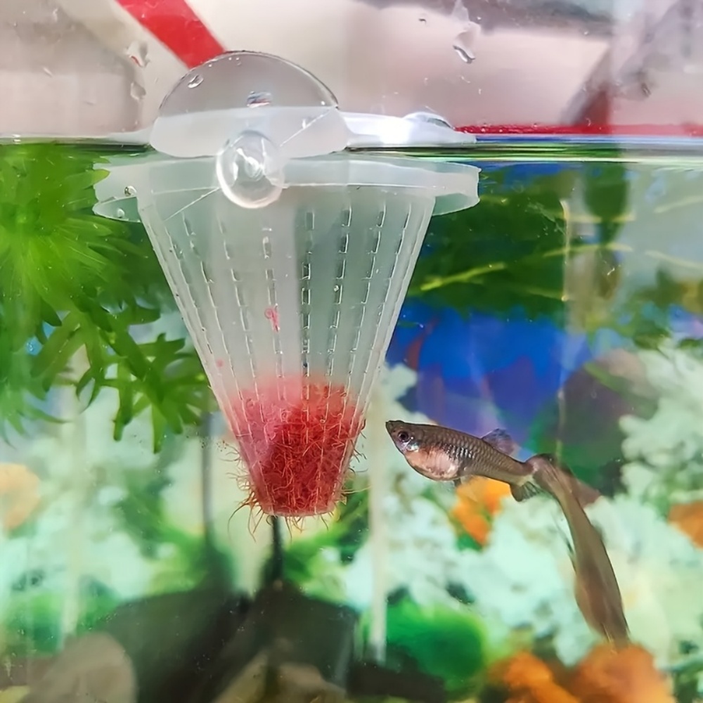2 aquariumvoeders in mandvorm, - Marine Aquarium Live recensie en prijs