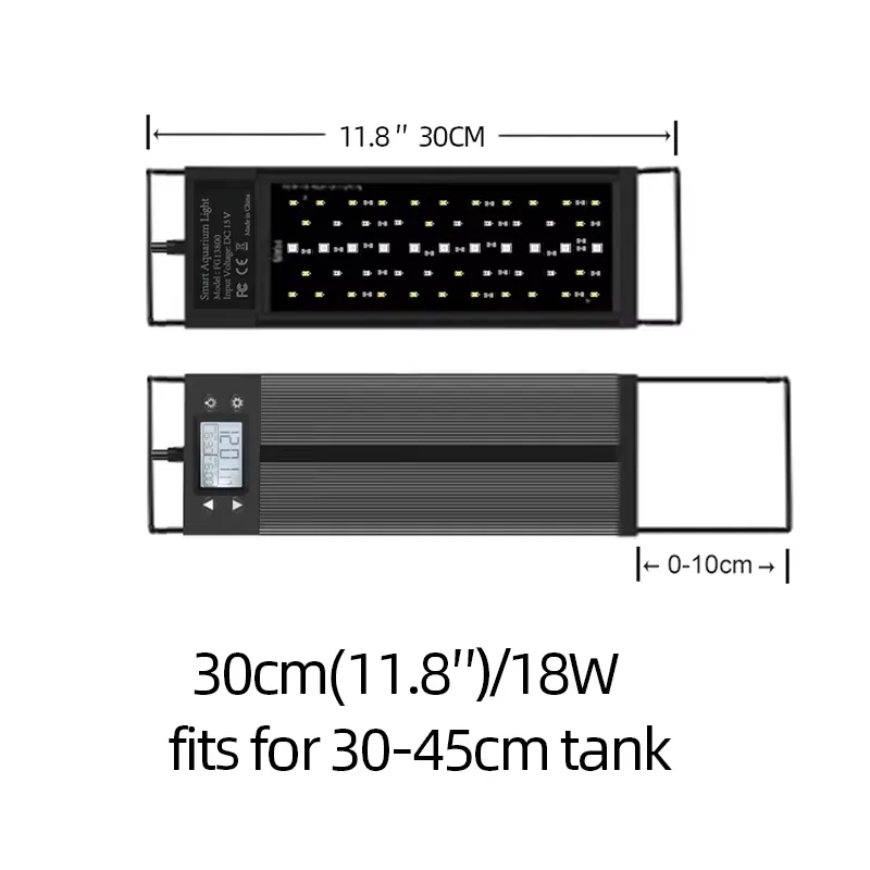 30cm 12inch Aquarium LED WRGB  - Marine Aquarium Hours recensie en prijs