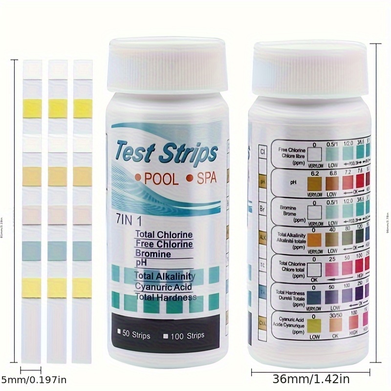 7-in-1 50/100 stuks Zwembad PH - Marine Aquarium Water Testing recensie en prijs