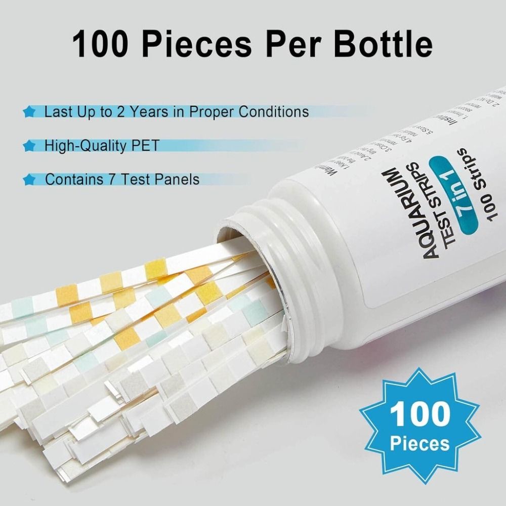 7 in 1 100 Stuks Aquarium Test - Marine Aquarium Water Testing recensie en prijs