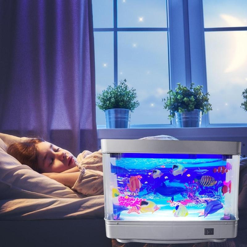 Veilig LED-nachtlampje in vist - Marine Aquarium Live recensie en prijs