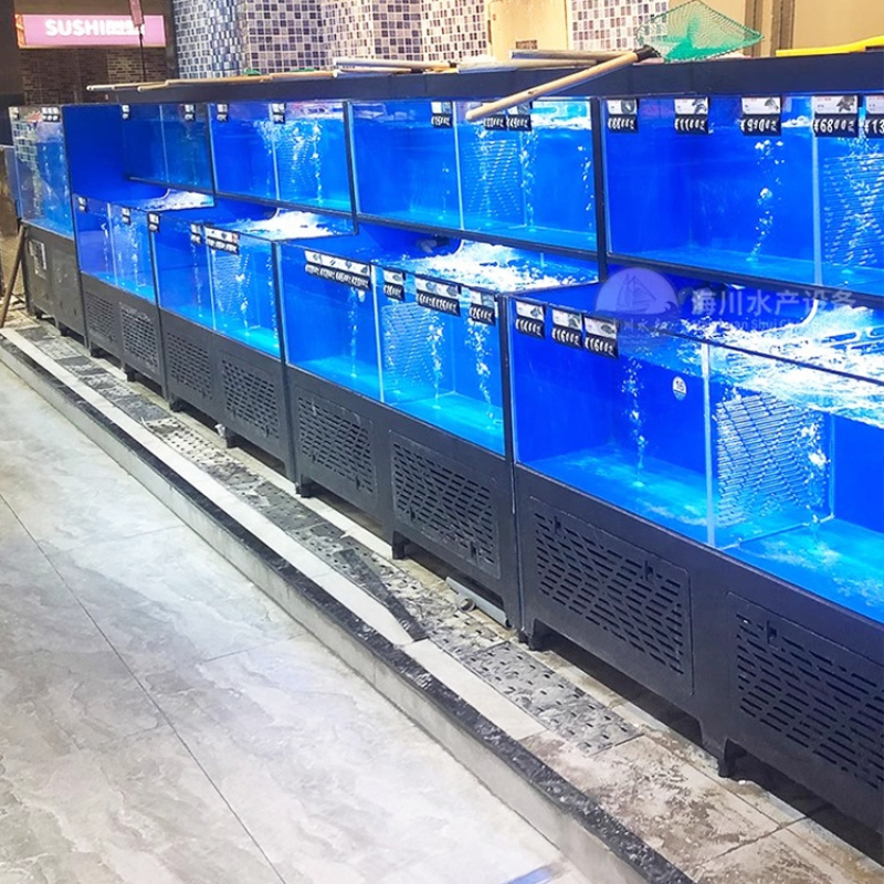 Op maat gemaakt groot aquarium - Marine Aquarium Live recensie en prijs